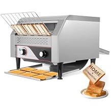 Conveyor Toaster, Commercial Conveyor Oven, Drawer Toaster Oven, Bread Bagel Breakfast Food Making Toasting Machine, Bun Toaster, Bun Heater, Stainless Steel Toaster,220V