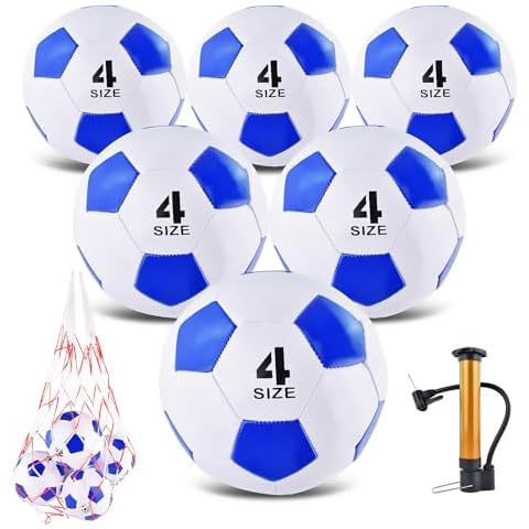 ELKCIP 6 Pack Classic Soccer Balls Cover