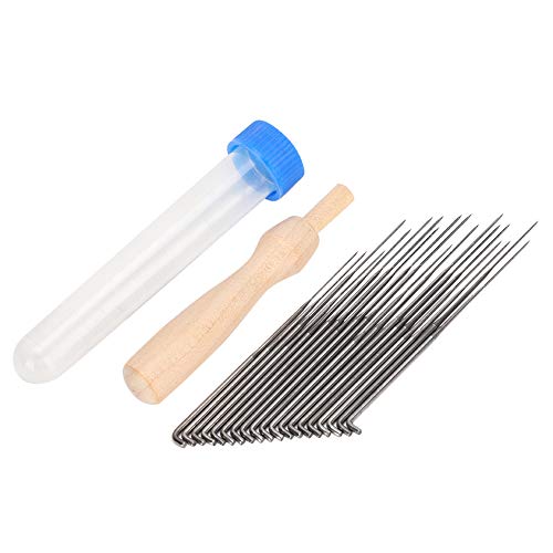 36 unidades de agulhas de lã, ferramentas de feltro de lã Agulhas de feltro de lã, reutilizáveis ​​p