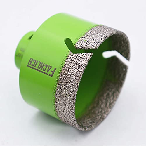 Image of Diamond Core Drill Bits,2-2 /3 inch 68mm Ceramic Tile Drill Bits Vacuum Brazed Diamond Hole Saw for Porcelain Tile,Granite,Marble,Concrete,Masonry,Brick