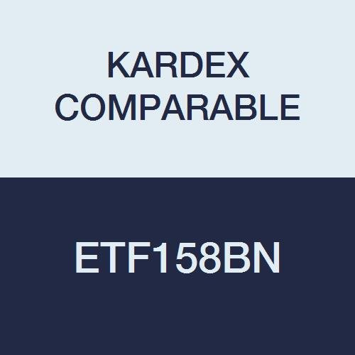 Kardex Compatible ETF158BN End Tab Folder, Fas# 1 and 3, Top and Side, 0-9 Scale Printed Twice on Tab, 11 3/4" x 9 1/2", 2-Ply, Pack of 50