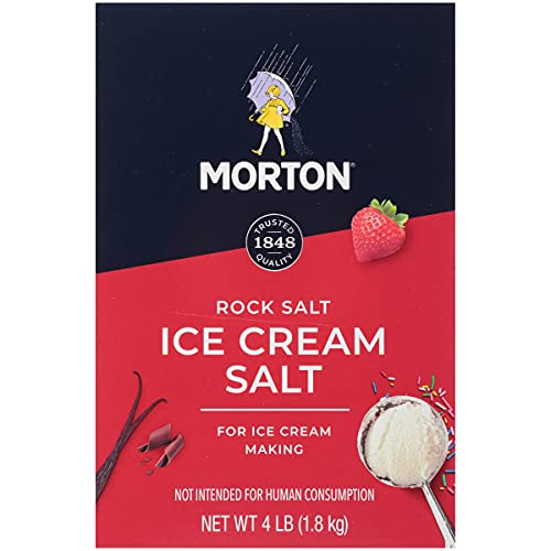 Morton Ice Cream Salt, 4 Pound Box