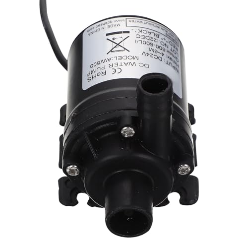 Zerodeko Bomba de Refuerzo Solar Doméstica Dc24v Sumergible de Plástico, Silenciosa y Duradera para Sistemas de Agua Solar, Acuarios y Riego, Micro Bomba de Presión para Uso en Hogar,