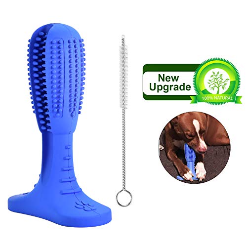 Fine-Pets Dog Chew Toothbrush - Dog Teeth Cleaning Toys - 2019 Upgraded Dog Dental Chew Toys Stick with Cleaning Brush - Safer Natural and Fresh Durable Pet DogToothbrush...