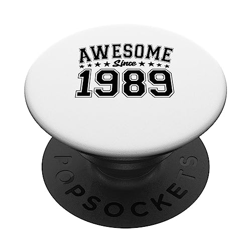Impresionante desde 1989 Cumpleaños Impresionante Vintage PopSockets PopGrip Intercambiable