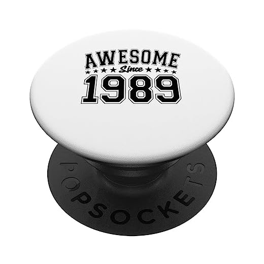 Impresionante desde 1989 Cumpleaños Impresionante Vintage PopSockets PopGrip Intercambiable
