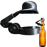 Bottle Cap, Fun Salute Soldier Beer Helmet, 8x4x5.3cm/3.15x1.57x2.09 Inches Reusable Novelty Dustproof Protector, Decorative Cap for Crafts, Bbq, Party, Bar Polylactic Acid