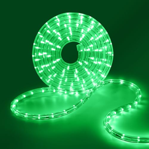 HEGEHE Tube lumineux à LED Extérieur, 36leds/m Tubes Lumineux Etanche IP65 Guirlande LED Tuyau Bande lumineuse pour...