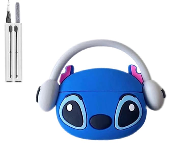 Funda para AirPods Pro de 2ª generación con kit de limpieza, bonita caricatura Kawaii Funny AirPods Pro 2 funda 2022 (9 unidades)