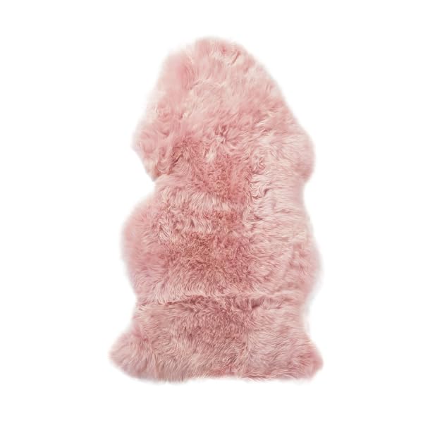 Simply Sheepskin Rug - Extra Large, Natural Single Genuine New Zealand Sheepskin - Ultra Soft Wool Bedside Rug, Machine Washable - Fluffy Sheepskin Throw - Perfect for Any Room