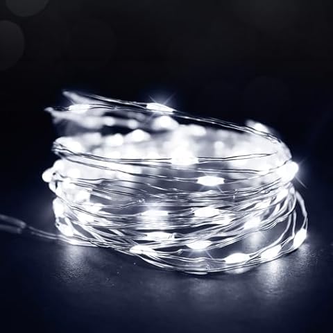 ANSIO 100 LED Copper Wire Fairy Lights Cover