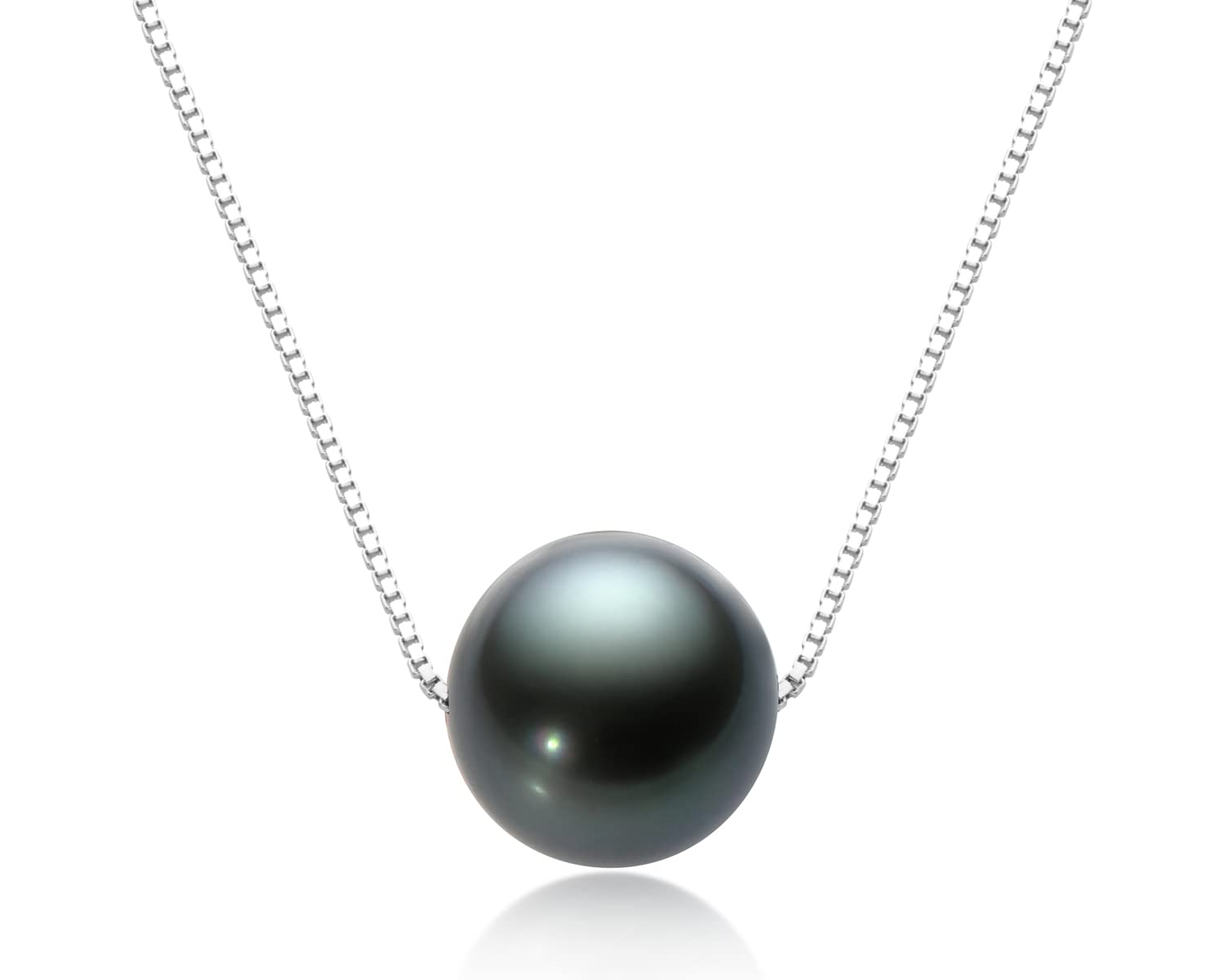 Dengguang Black Pearl Necklace Tahitian South Sea Cultured Pearl