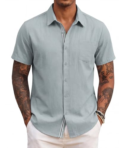 Chemise de plage pour les vacances Elainone d'été à manches courtes légère