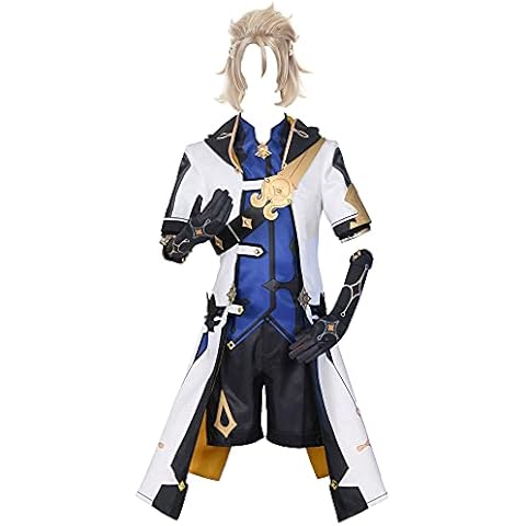 Genshin Impact Cosplay Kostüm Albedo Cosplay Kostüm Anzüge Outfits Männer Frauen Full Set Cover