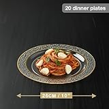 Zoom IMG-1 matana 20 piatti di plastica Zoom IMG-1 matana 20 piatti di plastica