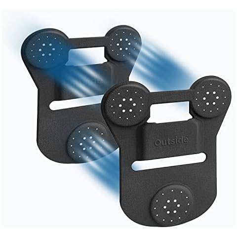 KSADBOSSBO Body Camera Magnet Mount Black Silicone Strong Suction Body Worn Camera Magnetic Clip Stick to Clothes Suitable to All Universal Brand Body Camera/Body Cam/Body Cameras(4.72 x 3.93 inches) Cover