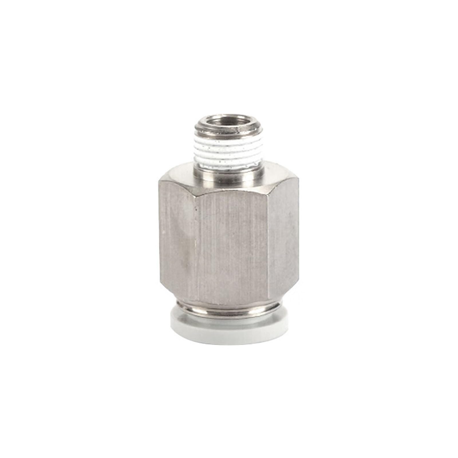 Raccord de tuyau fileté externe 1/8 PC1001 assurant une étanchéité totale pour tube 10mm