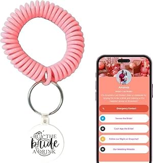 Buy the Bride a Drink QR Code Bracelet, Bachelorette Party Favors, Venmo Bracelet, NFC and QR, Custom Profiles, Tap to Share, Honeymoon Fund