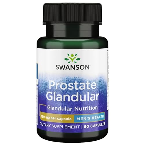 Swanson Raw Prostate Glandular 150 Milligrams 60 Capsules