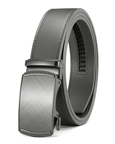 Image of CHAOREN Mens Belt Leather Ratchet Belt - Customizable Fit, Effortless Style (35mm)