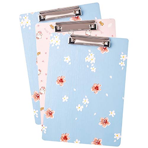 Schowek na materiały biurowe Drewniany schowek A4 A5 Śliczny kwiatek Kot Podkładka do pisania Clip Board Zalesiony folder Biurowe artykuły szkolne Przedmiot Uchwyt na papier Zestaw dla dziewczynek Tr
