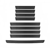 Axaryn 9PCS Car Door Sill Protector Rear Bumper Protector for Winnebago Revel/Roam/Ekko/Vita/View/Navion, Carbon Fiber Wrap Scratch Protection Car Door Edge Guards(G)