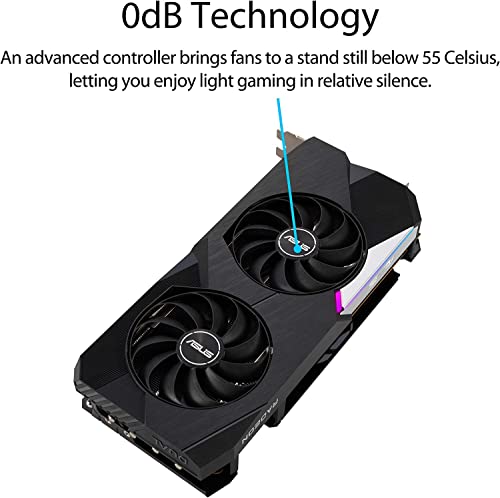 Asus ASUS Dual AMD Radeon RX 6700 XT STD Edition 12Go GDDR6 PCIe 4.0 HDMI 2.1 DisplayPort 1. - vue 4