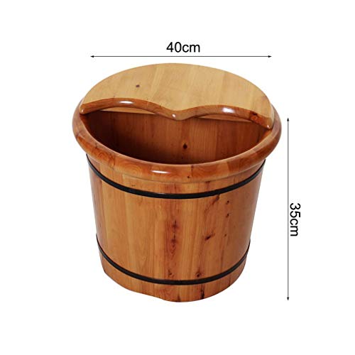 Tina de Madera para Spa de Pies con Tapa miniatura 2