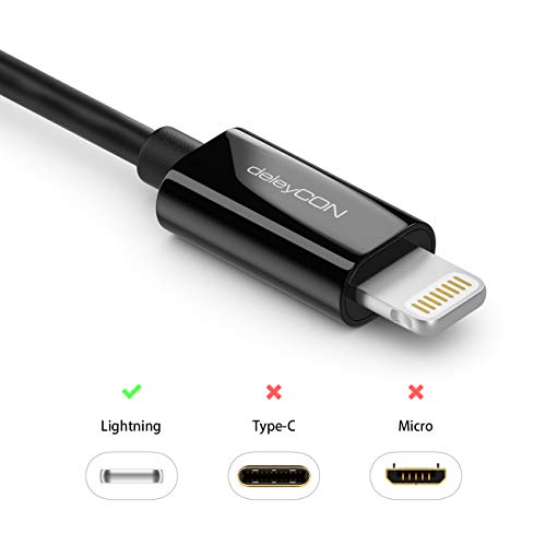 DeleyCON MK845, Cavo per Ricarica via Cavo USB a 8...