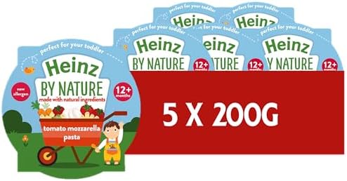 Heinz Baby Food Tomato & Mozarella Pasta Tray 5x200g