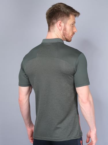 Image of TECHNOSPORT Men's Slim Fit Active T-Shirt - (MTP537 P) Pack of 1
