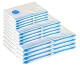 Bolsas vacio For ropa, ropa de cama, bolsas for ahorrar espacio, almacenamiento, paquete sellado al vacío, bolsa organizadora comprimida plegable para Equipaje(3PCS1 Air Pump,50CM x 70CM)