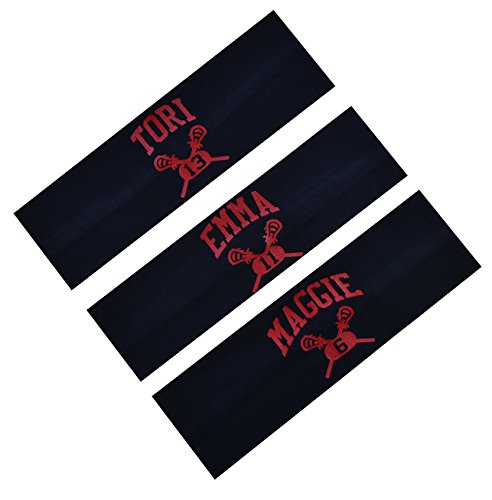 Design Your Own Lacrosse Headband with Personalized Custom Text by Funny Girl Designs2