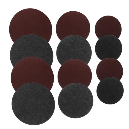 TOYANDONA 12 Piezas Posavasos Redondos de Fieltro Doble Cara Absorbentes para Macetas Alfombrillas Reversibles Impermeables para Protección de Muebles Jardinería de Patio