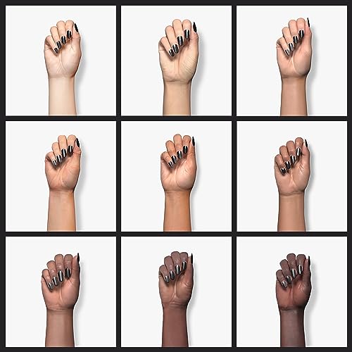 AZUREBEAUTY Pó de imersão cor preta 56 g, pó básico para imersão de unhas, arte de unhas francesa, s