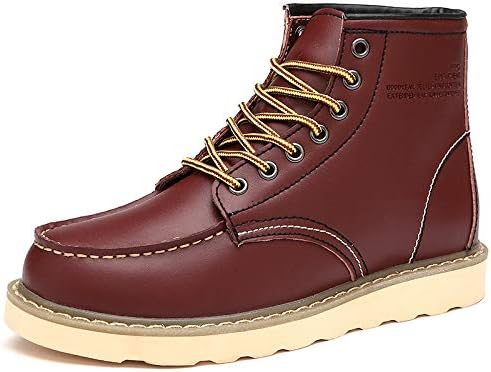 Breathable Non-Slip High Top Men's Fleece Work Boots - Great for Winter Outdoor Activities