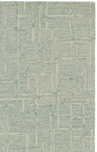 Tapete SAFAVIEH Ebony Collection 5' x 8' Verde Lana Hecho a Mano miniatura 6