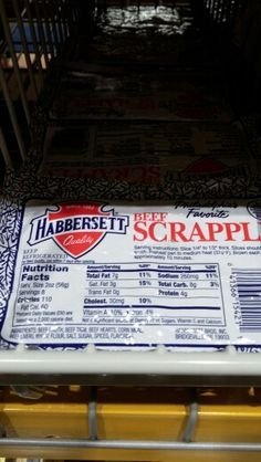 Habbersett Beef Scrapple 16 Oz (6 Pack)
