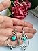 ZARZAMORA Pendientes Mujer Bohemios con Piedra Turquesa Imagen de ZARZAMORA Pendientes Mujer Bohemios con Piedra Turquesa