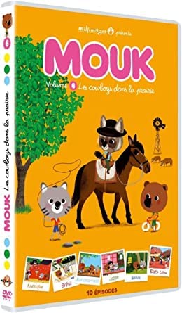 Mouk Vol 6 Yee Ha Cowboy para la educación bilingüe infantil y el aprendizaje del francés