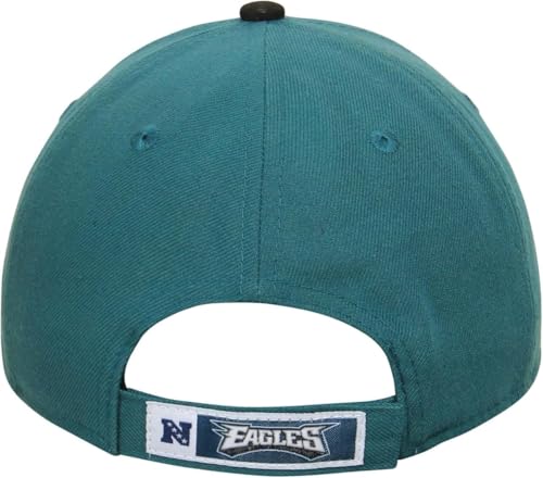 New Era NFL The League 9FORTY Adjustable Hat Cap One Size (US, Alpha, One Size, Philadelphia Eagles - Green/Black) - Image 4