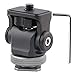 Produktbild EBTOOLS Für Mikrofonhalter Für Photo Camera-Hot Shoe Mount Adapter 1/4 '' Schraube Hot Shoe Mount Monitor Flash Mikrofonhalter Aluminiumlegierung für Led Videoleuchte Mikrofon (S