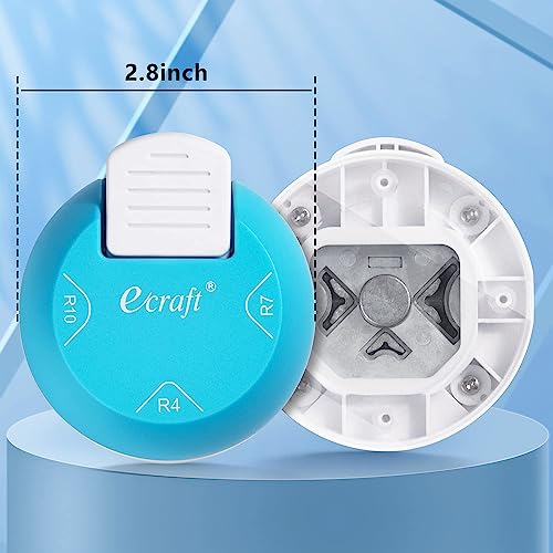 Ecraft Paper Corner Rounder Punch : 3 in 1 (R4mm, R7mm, R10mm) - Corner Cutter for Paper Crafts, Laminate, Photo, DIY, Card Making and Scrapbooking