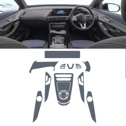 Película protectora de TPU antiarañazos para consola de Benz EQC 2020-2023 2