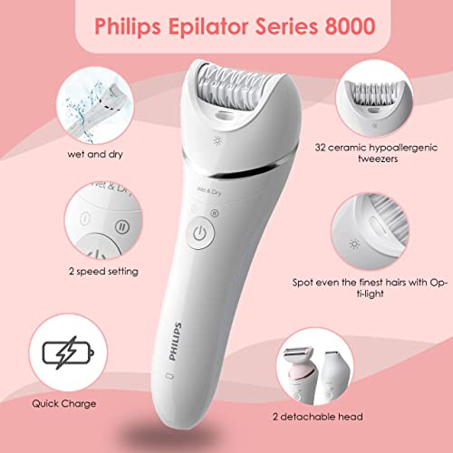 Philips Wet and Dry Cordless Epilator and Shaver #TOP27