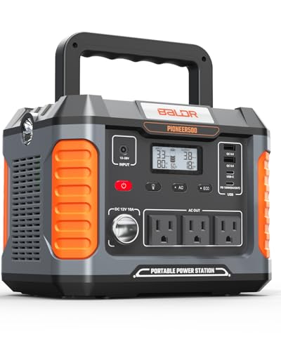 BALDR 500W Portable Power Station with USB & AC