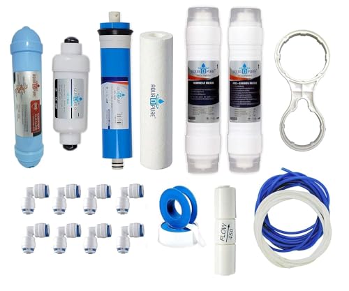 Image of AQUA D PURE Complete RO Service Kit with Copper Alkaline Filter Cartridge,Suitable For All Type of RO Water Purifier