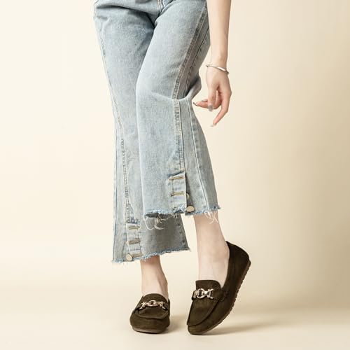 Image of Cvistpieo Loafers for Women Business Casual Shoes Comfortable & Lightweight Penny Loafers Slip On Work Flats