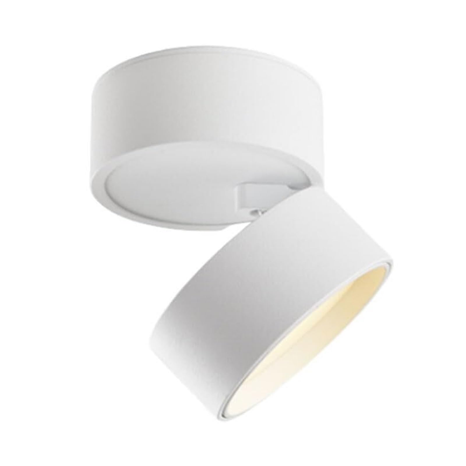 Spot encastré LED orientable contre les zones d'ombre, plafonnier aluminium 2700K