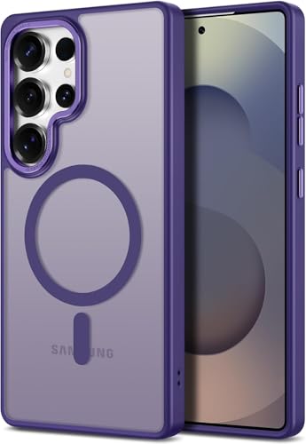 Image of DIZORO Polycarbonate Matte Case for Samsung S25 Ultra 5G Translucent Frosted Hard Back Phone Case Anti-Fingerprint Anti-Slip Shockproof Protective Case Cover for Samsung Galaxy S25 Ultra 5G DEEP